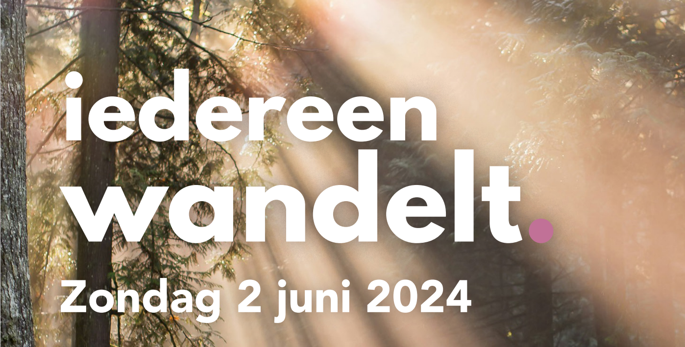 2 juni: iedereen wandelt.